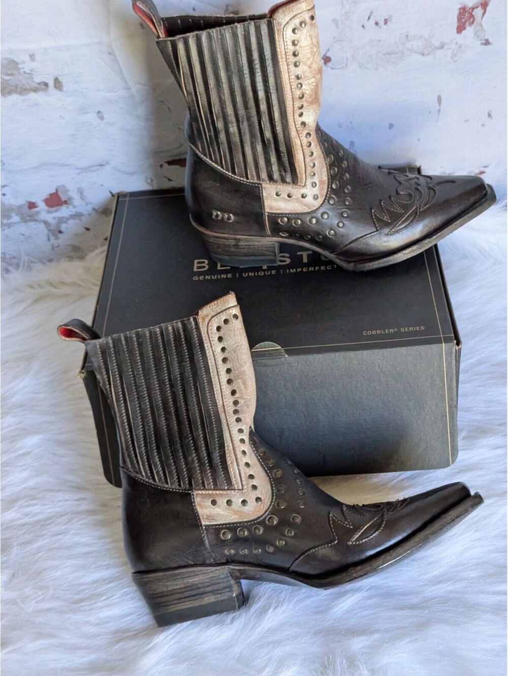Bed Stu NWB Raise mid calf Boots